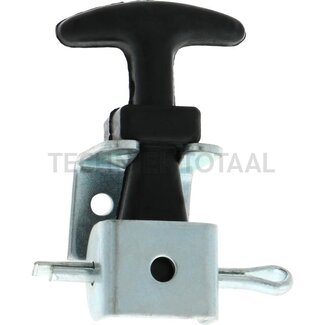 Motorkaprubber set compleet met houder kort, 18 x 18 mm, 65 mm