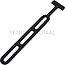 GRANIT Rubber spanring natuurrubber Ø 8 mm, lengte 280 mm, breedte 40 mm