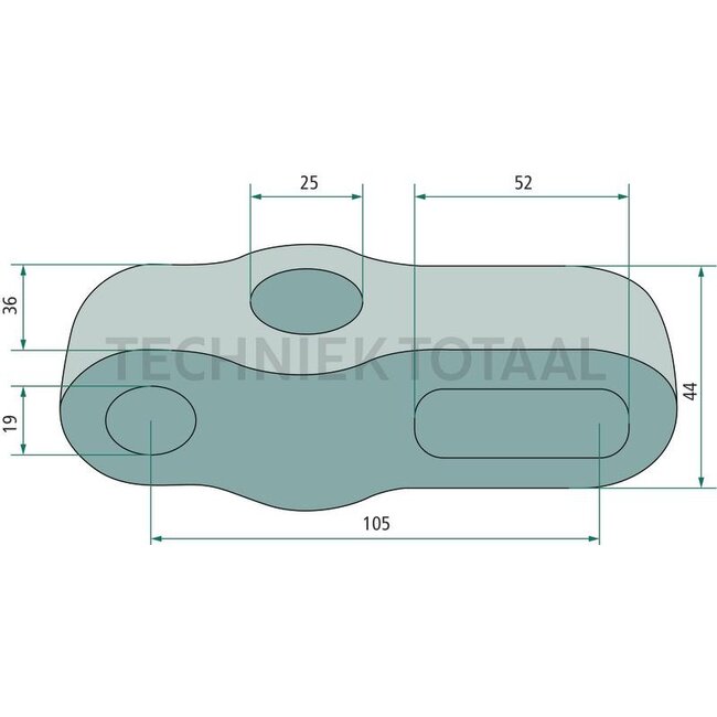 GRANIT Gewricht 500 mm, draad-Ø 28 mm Deutz 6807-7807, 6807C-7807C