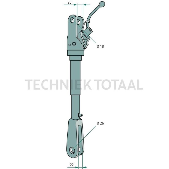 GRANIT Lift rod Fiat 640, 55-46, 65-46