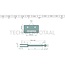 GRANIT Lifting rod - 71815092, 1660438M92, 1863057M91 | Dimensions: Length = 656 - 735, Ø = 22/19, 11 3/4" x 1" x 3/4" mm