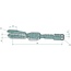 GRANIT Hubstrebe kpl. - 71817127, 5093193, 47695658 | Augen-Ø: 22 / 27 &amp; 27 x 97 mm | Gewinde: M27 x 3 mm | Länge min.-max.: 520 - 670 mm