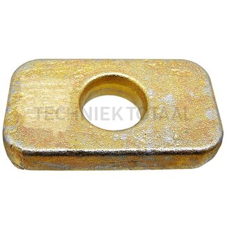 GRANIT Plaat driepunt 80 x 40 mm, Ø 25,5 mm Renault