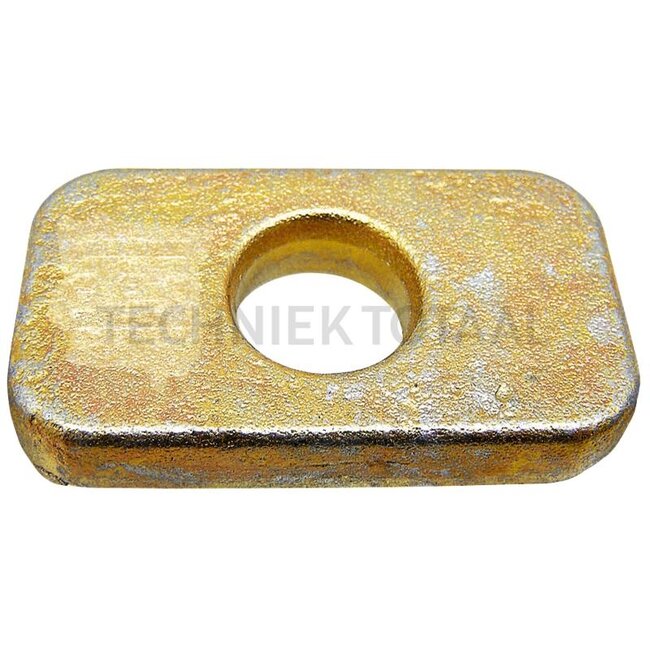 GRANIT Platte Dreipunkt 80 x 40 mm, Ø 25,5 mm Renault | 320696010, 7700697585