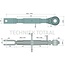 GRANIT Hubstange kpl. M40 x 3.0 - 71802521, 3148914R91 | Ø: 28 - 40 mm | Länge min.-max.: 580 - 780 mm | Gabel-Innenbreite: 33 mm