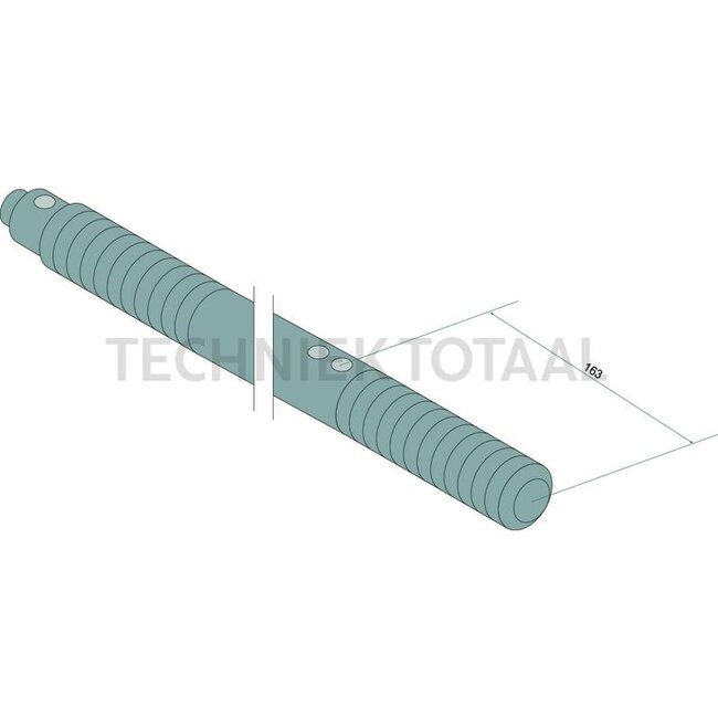 GRANIT Hefstang - 71804045, 4314512 | Afmetingen: lengte: 420, draad: M27 x 3 mm