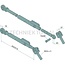 GRANIT Stabilisatorenstrebe - 71802547, 112923A1, 853697A2, I112923A1 | Kat.: 1 | h: 44 mm | D1: 30 x 3,5 mm | D2: 24 x 3 mm | L: 400 - 670 mm | d: 19,5 mm