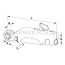 Walterscheid Housing Stabilizer ASST-B/S with mechanical base body and bolt (reinforced version) - 395309201, AL175835, AL76688, 1309201 | L: 350 mm | d: 19,1 mm | B: 44 mm | G: M30 mm | Spring travel: +/- 33 | Description: <b>Advantages:</b> |  Safe transport |  Stab