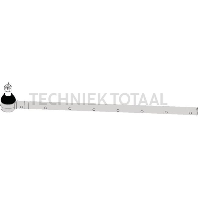 GRANIT Tie rod - 11927538 | A: 795 mm | D: 34 mm | E: 22,8 mm | F: 24 mm | Taper: 22,8 - 24 mm