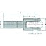 Walterscheid Gabelstange - 395308817, 308817 | d: 25,6 mm | L: 178 mm | L1: 104 mm | B: 62 mm | B1: 32 mm | G: M30 mm