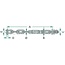 GRANIT Stabilisatorkette - 718IM-A02, 70032004, 070032004 | A: 420 mm | B: M14x2 mm | Ø: 10 mm | C: 16 mm | D: 14 mm | E: 18 mm