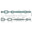 GRANIT Stabilisatorkette - 718IM-A02, 70032004, 070032004 | A: 420 mm | B: M14x2 mm | Ø: 10 mm | C: 16 mm | D: 14 mm | E: 18 mm