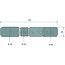 GRANIT Threaded rod for lifting strut - 71802072, 299607A1, I299607A1 | Dimensions: 27 x 155 mm