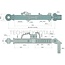 GRANIT Stabilisator - 71802036, 47123374, 100200004 | Augen-Ø: 19 mm | C Hülsenlänge: 318 mm | Gewinde: 42 x 4 mm | Länge min.-max.: 405 - 510 mm