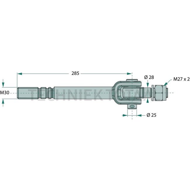 GRANIT Stabiliser Cat. 2 - 71804070, 0.015.4191.4, 0.010.9779.4/20, 100282004 | Cat.: 2 | Length min./max.: 535-575 mm | Type: SLA-A-100 HD