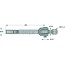 GRANIT Stabiliser Cat. 2 - 71804070, 0.015.4191.4, 0.010.9779.4/20, 100282004 | Cat.: 2 | Length min./max.: 535-575 mm | Type: SLA-A-100 HD