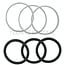 GRANIT Gasket set for SB7 auxiliary control unit flange surface with O-ring and support ring external - 85286015, 86015