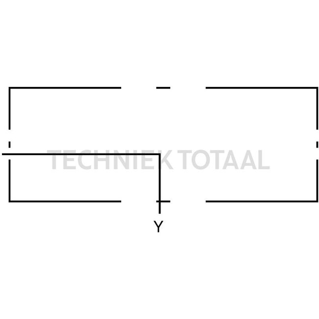 GRANIT Endplatte Lenkventil 210 bar, 80 l/min, 154 x 25 x 137 mm Deutz | H411961020011, 1525503538, 1525503537