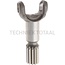 Carraro WHEEL SIDE U-JOINT FORK 1 - 41944166, 44166
