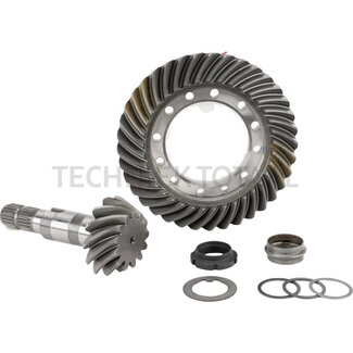 Carraro Kroonwiel- en pignonset Carraro vooras 138111