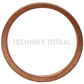 ZF Koperen ring afsluitplug Ø 22 x 18 mm, dikte 1,5 mm ZF Case IH