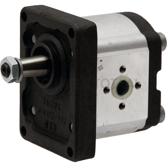 Bosch/Rexroth Hydrauliekpomp linksdraaiend, NBR-afdichting - 2560510425309, 510425309, 5179732, 5130127 | Slagvolume: 8 cm³/omw. | Aandrijfas: Conus 1:8, Ø: 17,46 | Max. werkdruk: 250 bar | Draairichting: links | N min.: 500 omw./min | N max.: 4000 omw./min. | Aansluit