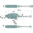 GRANIT Steuergerät wahlweise ew/dw umschaltbar, mit Schwimmstellung gerastet und Hebel - 85219082, 0523602012, 0523602026, 19082 | Technische Daten: max. Betriebsdruck: 220 bar, Nenndurchfluss: max. 40l/min., max. Rücklaufdruck 50 bar, Anzugsdrehmoment: 30 Nm, A