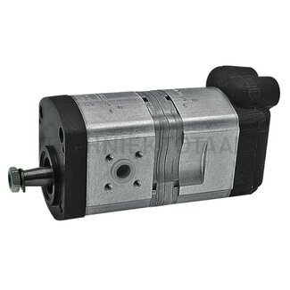 GRANIT Doppelte Hydraulikpumpe 11 + 8 cm³/U/min., Konus 1:5 Case IH