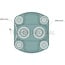Dubbele hydrauliekpomp 8 + 8 cm³/omw., conus 1:5 Case IH | 3147535R94, 1986964C1, 0510465321, 0510465338, 0510465349
