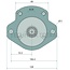 GRANIT Doppelpumpe - 25999064, 0510765351, 1-32-375-101, 132375102 | Fördervolumen: 22,5 + 16 cm³/U | Antriebswelle: Zahnw. 9Z, B 17 x 14
