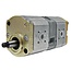GRANIT Granit dubbele hydrauliekpomp - 25999041, G380940010110, 0510665382, 01176000 | Slagvolume: 16 + 11 cm³/omw. | Aandrijfas: conus 1:5, Ø 17 x 17 | Boschnr.: 0510665382