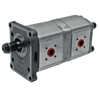 GRANIT Doppelte Hydraulikpumpe rechtsdrehend 17 + 11,9 cm³/U/min. Renault