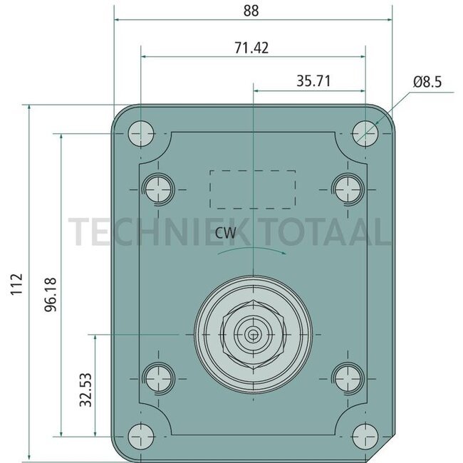GRANIT Doppelpumpe rechtsdrehend - 25918774, 7700035340, 7700021635, 6005030955 | Fördervolumen: 17 + 11,9 cm³/U