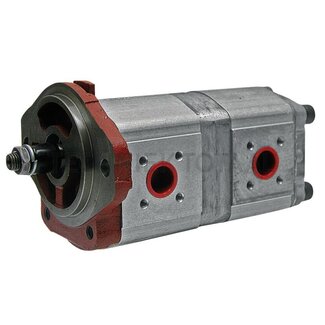 GRANIT Dubbele hydrauliekpomp 16 + 11 cm³/omw., conus 1:5 Renault