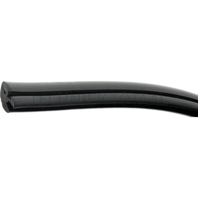 GRANIT Window rubber clamping range 2 mm, 19 x 29,5 mm - 15 meter