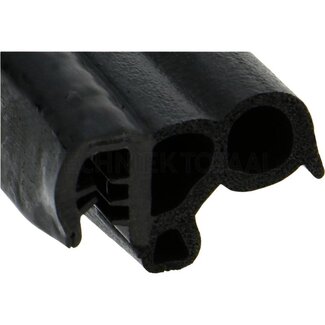 GRANIT Raamrubber 26,5 x 16 mm, klembereik 1,5 - 3,5 mm - 5 meter