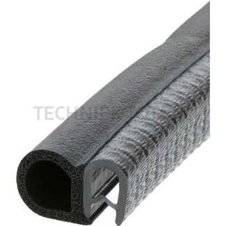 GRANIT Raamrubber klembereik 1 - 4 mm, 19,4 x 14,5 mm - 25 meter