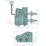GRANIT Ruitenwissermotor - 654900085 | Hoek (°): 70 | Volt: 12 | A (mm): 80 | B (mm): 30 | D (mm): M20 x 1 | G (mm): 60 | W (mm): konisch 12 x M8 | Omw./min.: 32-50 | Aansluiting: 5-polig | Parkeerstand: links