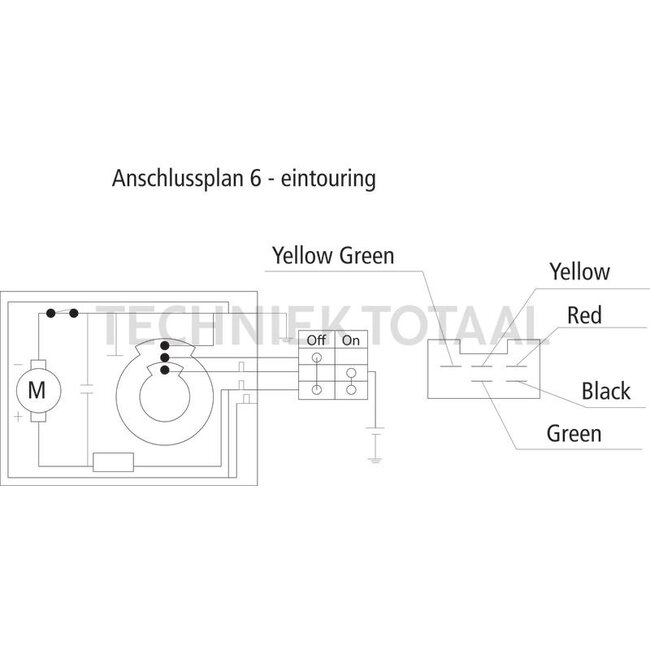 GRANIT Ruitenwissermotor - 65499005 | Hoek: 120 ° | Volt: 12 | A: 65 mm | B: 50 mm | D: M10 x 1 mm | Omw./min.: 40 | W: M6 mm | Ruitenwisserbladlengte max.: 725 mm