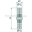 GRANIT Dubbele connector voor slangen met 3-4 mm binnen-Ø - 65499706, 100005239C0