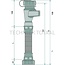 GRANIT Einfüllschlauch Scheibenwaschanlagenbehälter mit Schraubdeckel Ø 44 mm