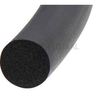 GRANIT Expanded rubber weather strip, round pro Ø 15 mm - 10 meter