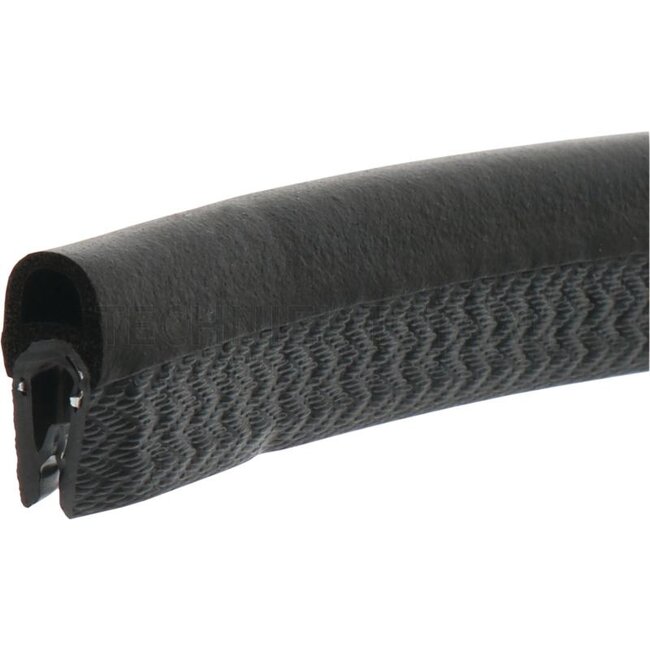 GRANIT Rubber seal - 25 meter - 654A1102/25 | Clamping range: 1 - 4 mm | Length: 25 m | B: 10,4 mm | H: 21 mm