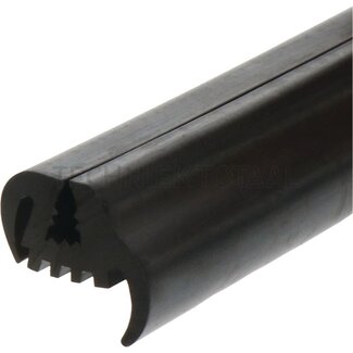 GRANIT Raamrubber klembereik 2,2 mm, b 24 mm, h 22 mm - 5 meter