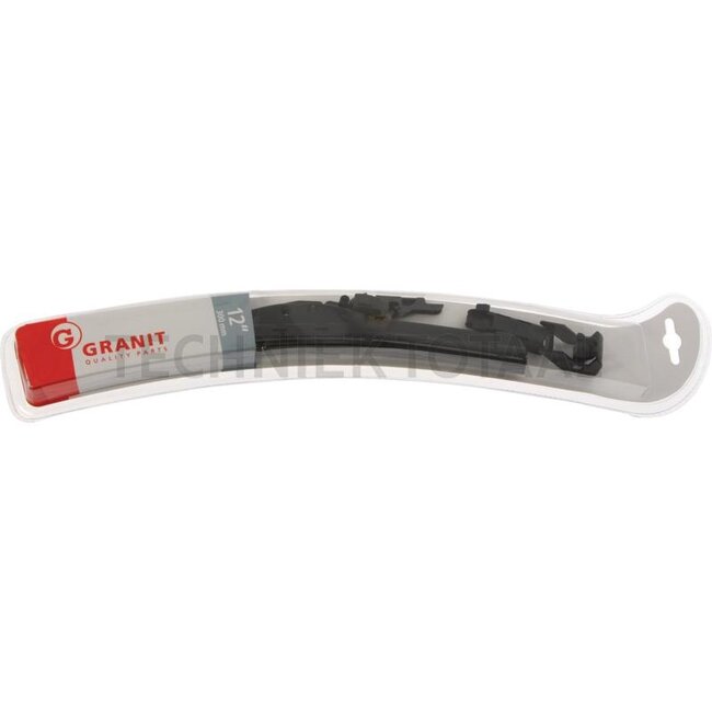 GRANIT Ruitenwisserblad plat 300 mm / 12 inch - 6549918912 | Lengte: 300 mm | Lengte: 12 inch | Uitvoering: Plat