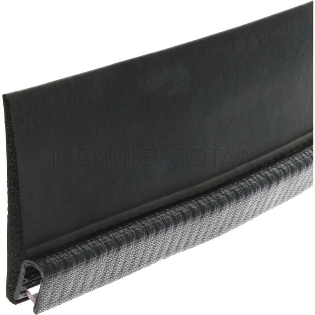 GRANIT Dichtgummi - 654A1105/4 | Klemmbereich: 2 - 4 mm | Länge: 1 m | B: 26,6 mm | H: 58,3 mm