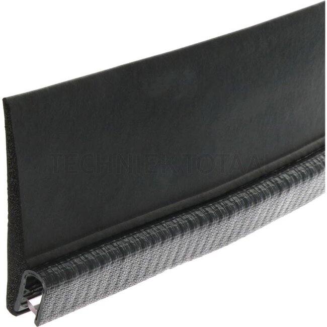 GRANIT Window rubber 26,6 x 58,3 mm, clamping range 2 - 4 mm - 5 meter