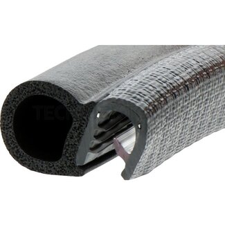 GRANIT Raamrubber klembereik 2 - 5 mm, 27,15 x 14,5 mm - 5 meter