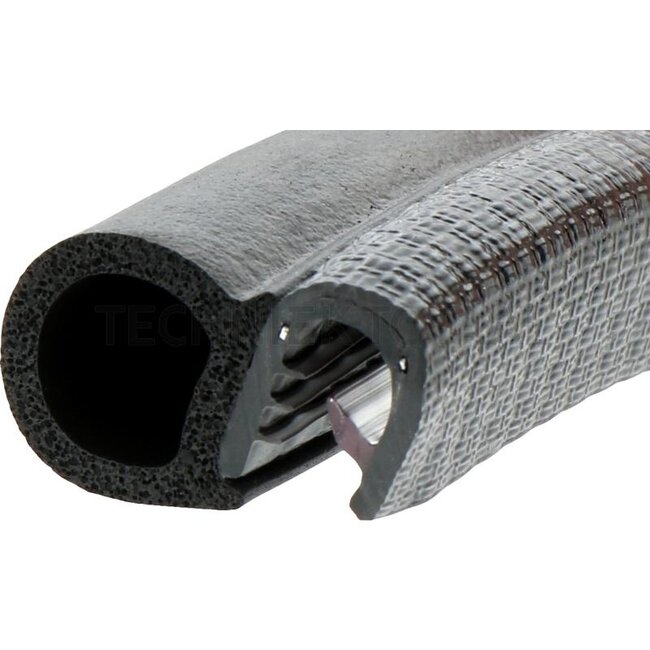 GRANIT Dichtgummi - 25 Meter - 654A2254/25 | Klemmbereich: 2 - 5 mm | Länge: 25 m | B: 27,15 mm | H: 14,5 mm