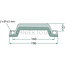 GRANIT Pull handle rubber / steel | 160 / 190 mm x 50 mm - 70000006